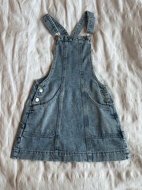 Joe's Jeans Light Blue Denim Overall Pinafore for Kids
